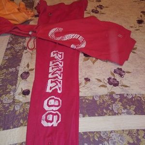 Pink jogging lot